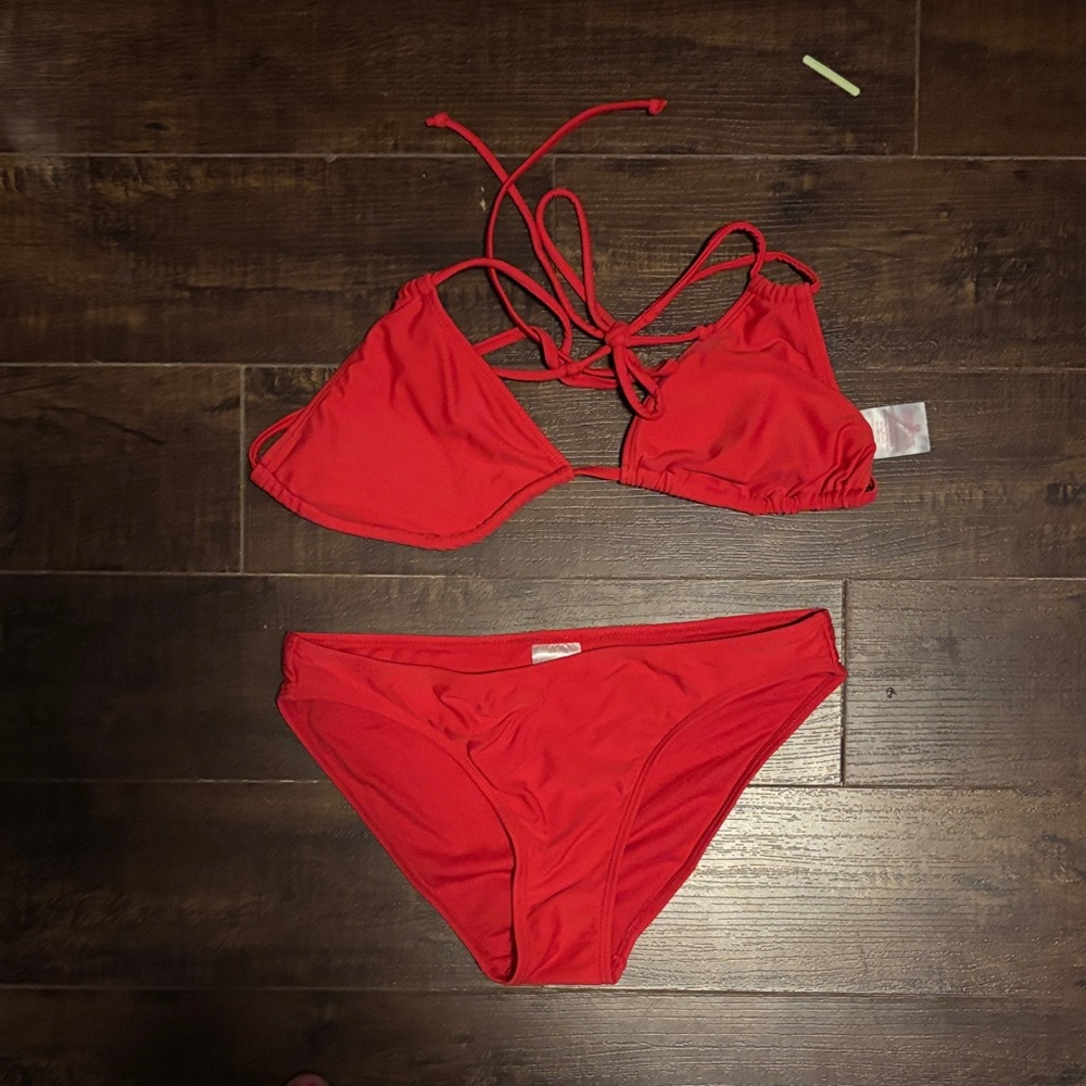 Red Bikini Set